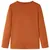 Produktbild 2 för T-shirt med långa ärmar för barn björnmotiv ljus orange 116