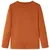 Produktbild 2 för T-shirt med långa ärmar för barn björnmotiv ljus orange 128