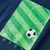 Produktbild 4 för T-shirt med långa ärmar för barn motiv fotbollsplan marinblå 116