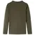 Produktbild 2 för T-shirt med långa ärmar för barn skateboardmotiv khaki 116