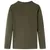 Produktbild 2 för T-shirt med långa ärmar för barn skateboardmotiv khaki 140