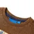Produktbild 3 för T-shirt med långa ärmar för barn dinosauriemotiv konjaksbrun 92
