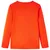 Produktbild 2 för T-shirt med långa ärmar för barn motiv winner stark orange 128