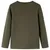 Produktbild 2 för T-shirt med långa ärmar för barn vargmotiv khaki 92