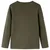 Produktbild 2 för T-shirt med långa ärmar för barn vargmotiv khaki 104