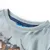 Produktbild 3 för T-shirt med långa ärmar för barn vargmotiv ljusblå 116