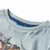 Produktbild 3 för T-shirt med långa ärmar för barn vargmotiv ljusblå 128