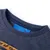 Produktbild 3 för T-shirt med långa ärmar för barn vargmotiv blå melange 104