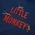 Produktbild 4 för T-shirt med långa ärmar för barn Little Monkey marinblå 128