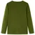 Produktbild 2 för T-shirt med långa ärmar för barn Little Monkey mörk khaki 128