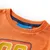 Produktbild 3 för T-shirt med långa ärmar för barn motiv racerbil mörkorange 128