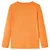 Produktbild 2 för T-shirt med långa ärmar för barn motiv racerbil mörkorange 140