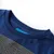 Produktbild 3 för T-shirt med långa ärmar för barn snowboardmotiv marinblå 104