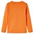 Produktbild 2 för T-shirt med långa ärmar för barn björnmotiv mörk orange 104
