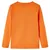 Produktbild 2 för T-shirt med långa ärmar för barn björnmotiv mörk orange 116