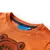 Produktbild 3 för T-shirt med långa ärmar för barn björnmotiv mörk orange 116