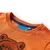 Produktbild 3 för T-shirt med långa ärmar för barn björnmotiv mörk orange 128