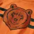 Produktbild 4 för T-shirt med långa ärmar för barn björnmotiv mörk orange 128