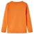 Produktbild 2 för T-shirt med långa ärmar för barn björnmotiv ljus orange 140
