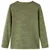 Produktbild 2 för T-shirt med långa ärmar för barn björnmotiv khaki melange 92