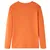 Produktbild 2 för T-shirt med långa ärmar för barn planmotiv mörk orange 92