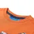 Produktbild 3 för T-shirt med långa ärmar för barn planmotiv mörk orange 140