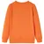 Produktbild 2 för Tröja för barn gorilla-motiv mörk orange 104