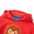 Produktbild 3 för Barnhoodie röd 128