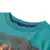 Produktbild 3 för T-shirt med långa ärmar för barn rävmotiv aquagrön 92