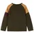 Produktbild 2 för Tröja för barn mörk khaki och beige 140