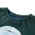 Produktbild 3 för Kid's T-shirt med långa ärmar motiv fjäll & träd mörkgrön 116