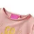 Produktbild 3 för T-shirt för barn djurmotiv ljus rosa 104