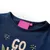 Produktbild 3 för T-shirt för barn djurmotiv marinblå 128