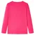 Produktbild 2 för T-shirt för barn påfågelsmotiv stark rosa 128