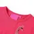 Produktbild 3 för T-shirt för barn påfågelsmotiv stark rosa 128
