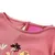 Produktbild 3 för T-shirt för barn blommotiv gammelrosa 92