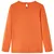 Produktbild 2 för T-shirt för barn blommotiv orange 92