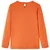 Produktbild 2 för T-shirt för barn blommotiv orange 104
