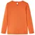 Produktbild 2 för T-shirt för barn blommotiv orange 116