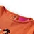 Produktbild 3 för T-shirt för barn blommotiv orange 140