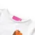 Produktbild 3 för T-shirt för barn ponnymotiv ecru 140