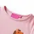 Produktbild 3 för T-shirt för barn djurmotiv ljus rosa 116
