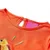 Produktbild 3 för T-shirt för barn fågelmotiv mörk orange 116