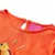 Produktbild 3 för Kid's T-shirt med långa ärmar fågelmotiv mörk orange 128