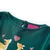 Produktbild 3 för Kid's T-shirt med långa ärmar rådjursmotiv mörkgrön 92