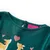 Produktbild 3 för Kid's T-shirt med långa ärmar rådjursmotiv mörkgrön 128