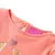 Produktbild 3 för Kid's T-shirt med långa ärmar rådjursmotiv korall 104