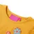 Produktbild 3 för T-shirt med långa ärmar för barn blommig mörk ockra 116