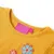 Produktbild 3 för T-shirt med långa ärmar för barn blommig mörk ockra 140