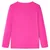 Produktbild 2 för T-shirt för barn blommotiv mörk rosa 116